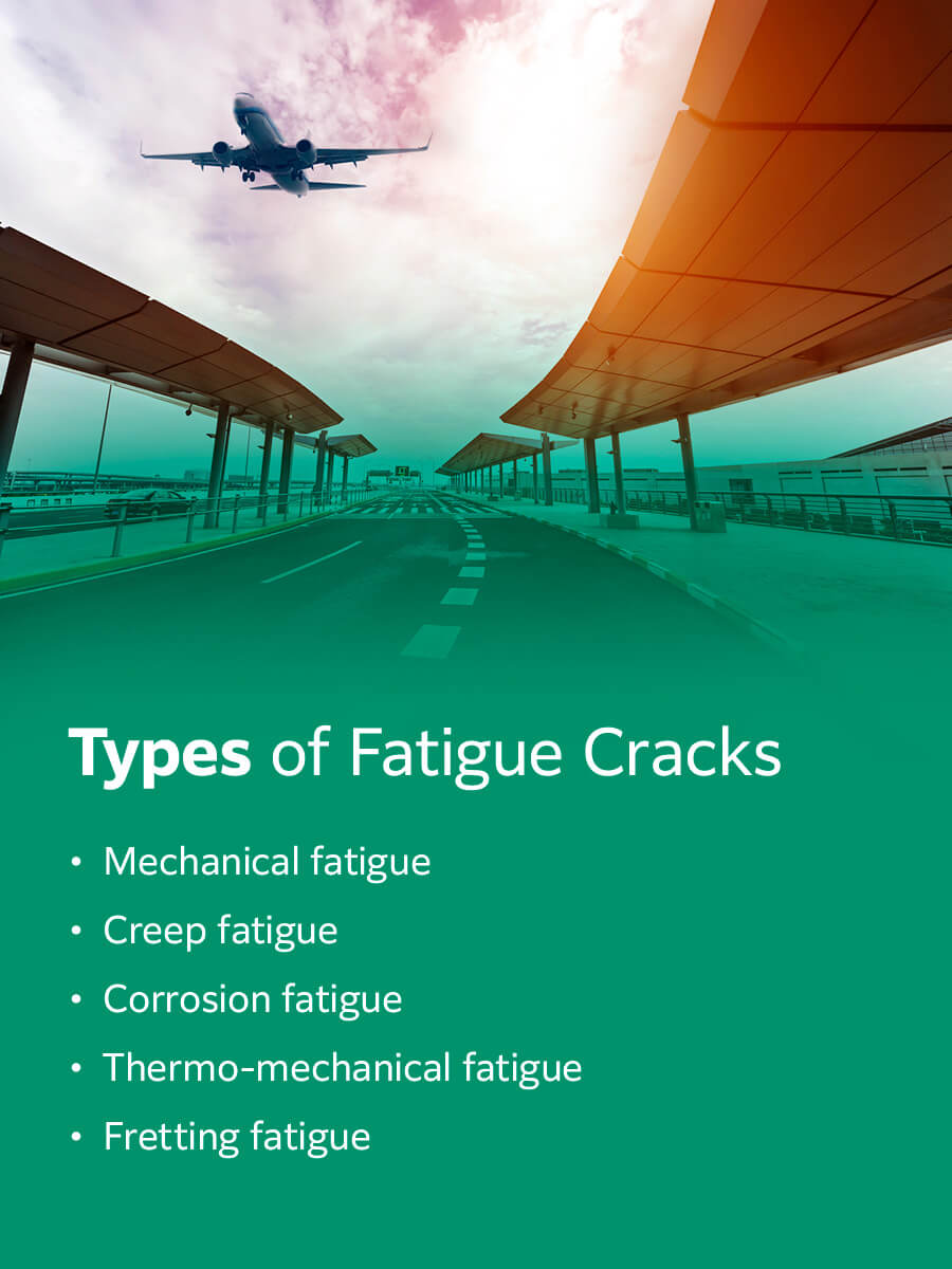 Types of fatigue cracks