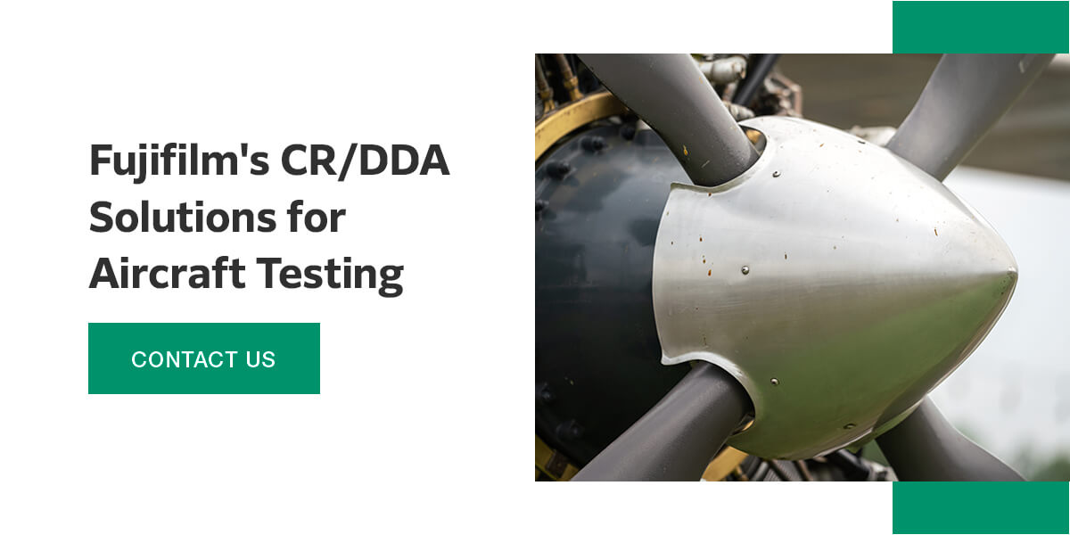 Fujifilm's CR/DDA Solutions for Aircraft Testing