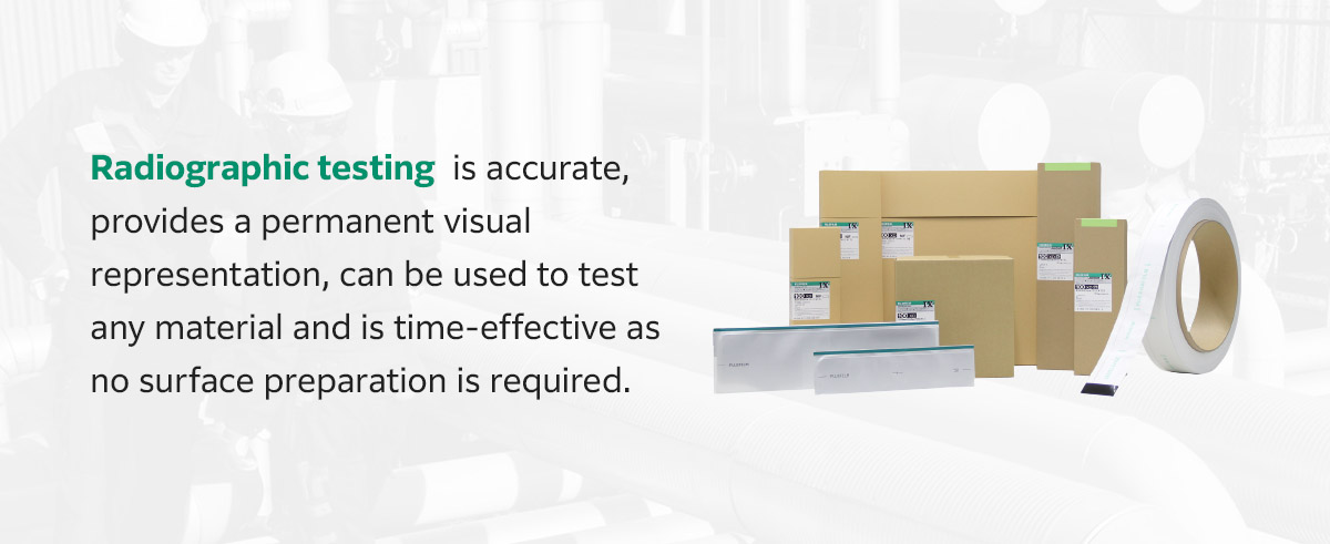 Definition of radiographic testing with radiographic testing materials